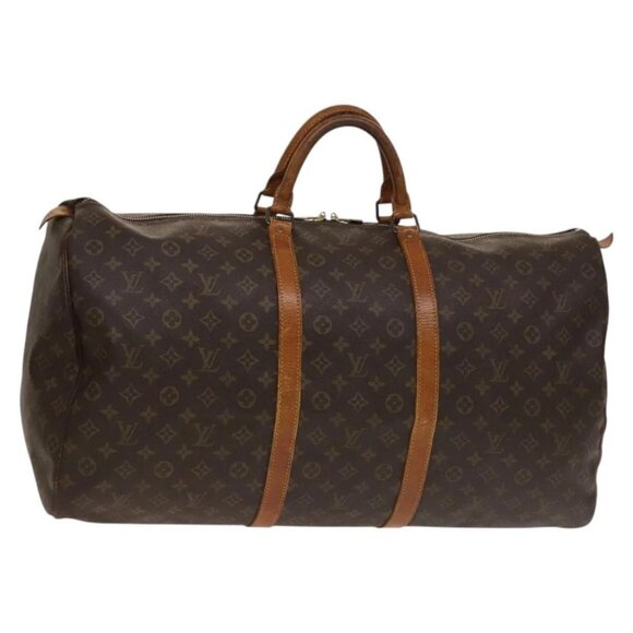 LOUIS VUITTON Monogram Keepall 60 Boston Bag M41422 LV Auth 136520 - Picture 1 of 16